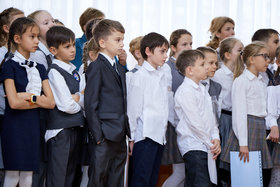 Фото 110. Линейка в 3-х и 4-х классах. Ноябрь, 2018