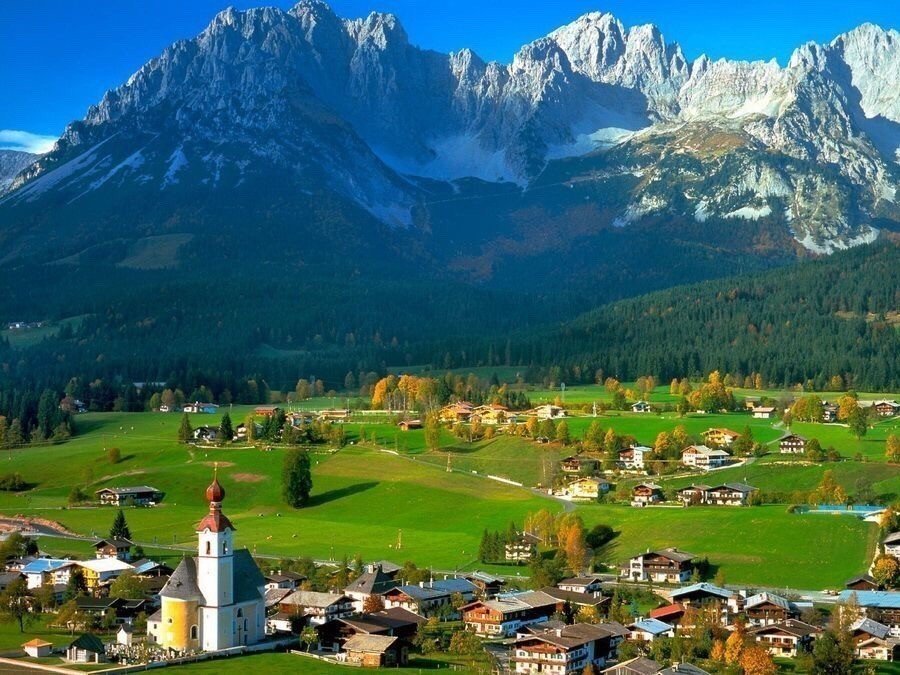 альпы австрия фото