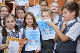 Фото 99. Линейка в 3-х и 4-х классах. Ноябрь, 2018