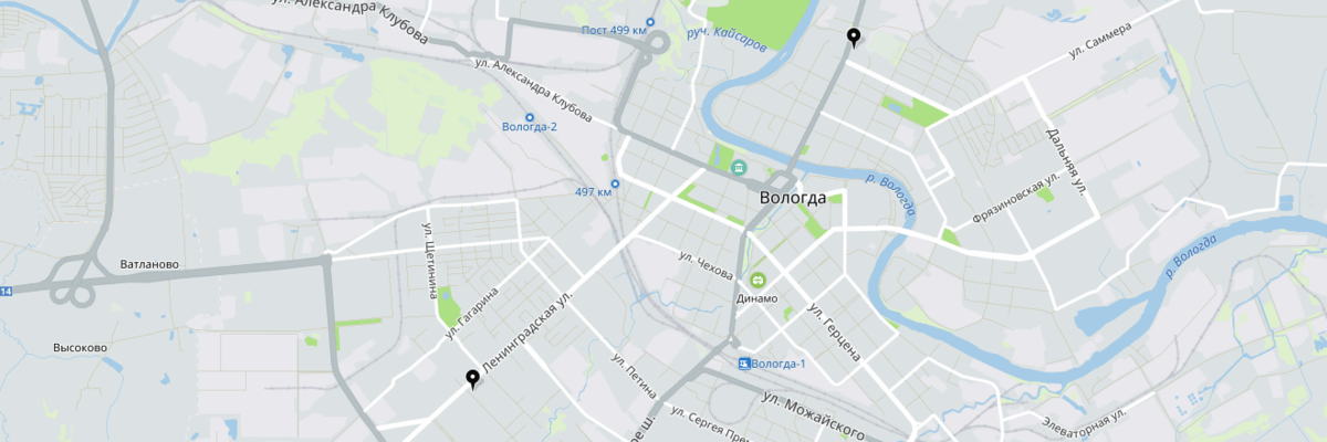 карта вологда фото