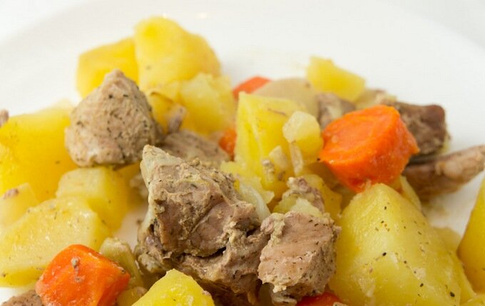 мясо с картошкой фото