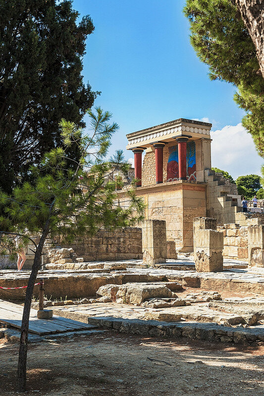 кносский дворец остров крит фото