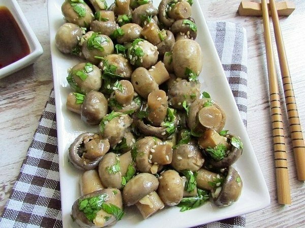 шампиньоны по корейски фото