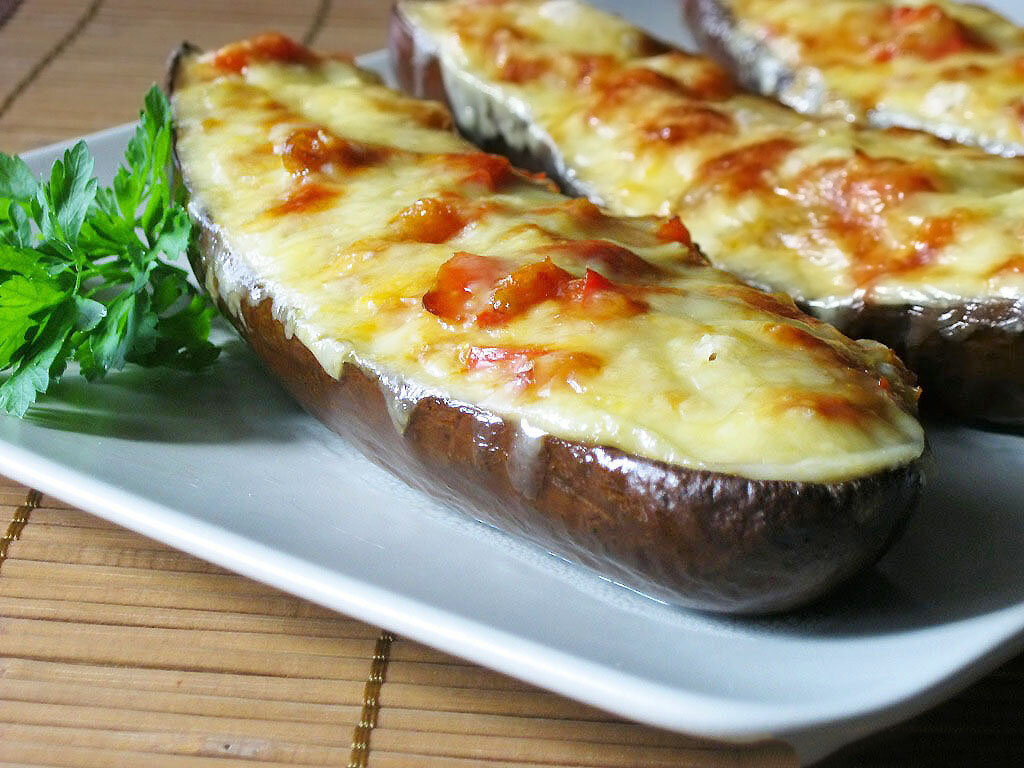 лодочки из баклажанов фото