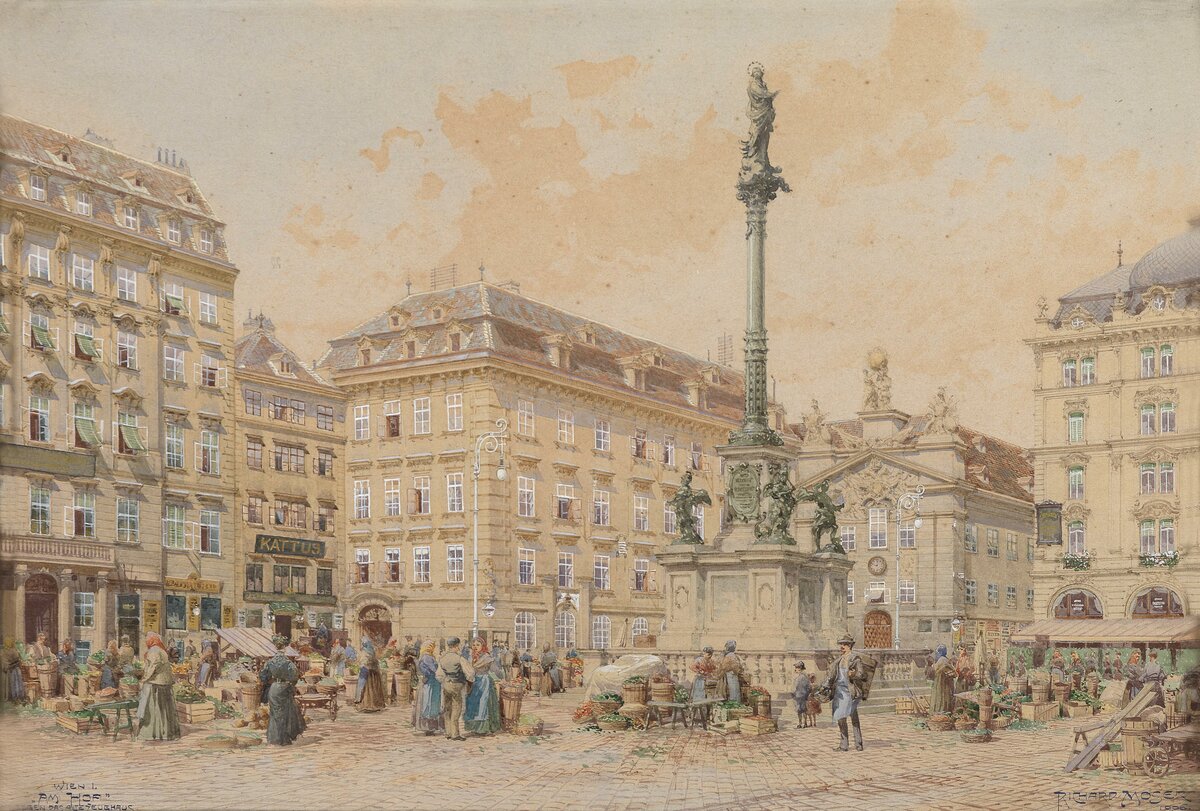 австрийский художник richard moser (wien 1874-1924) фото