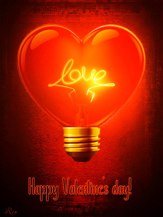 Лампа_love - День святого Валентина