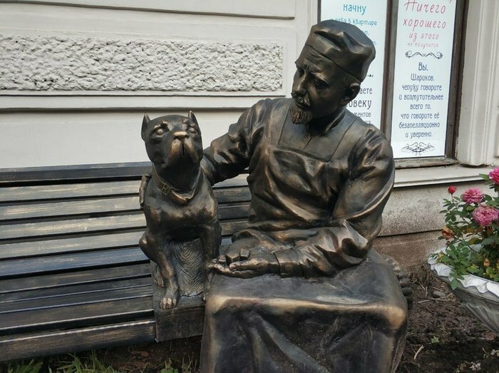 памятник собачье сердце на моховой спб фото