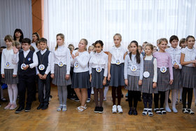 Фото 87. Линейка в 3-х и 4-х классах. Ноябрь, 2018