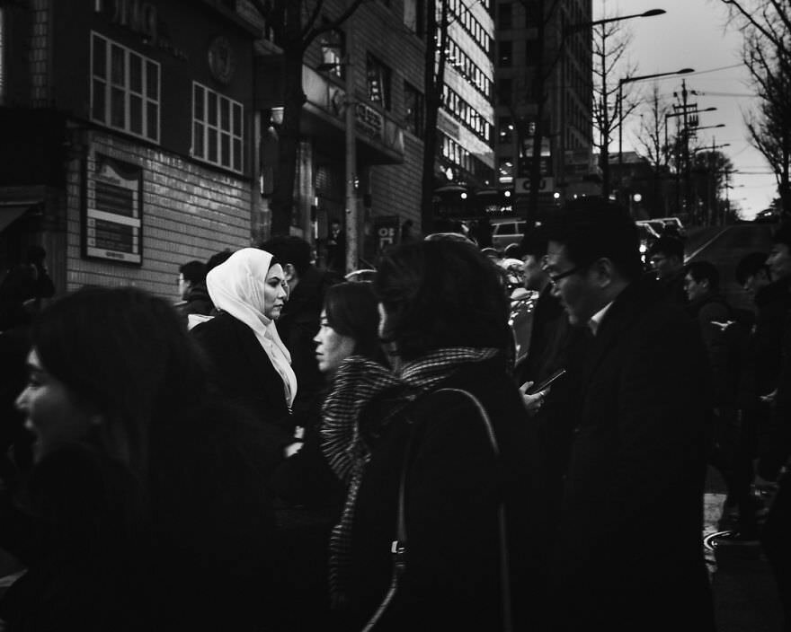 южная корея люди на улицах фото