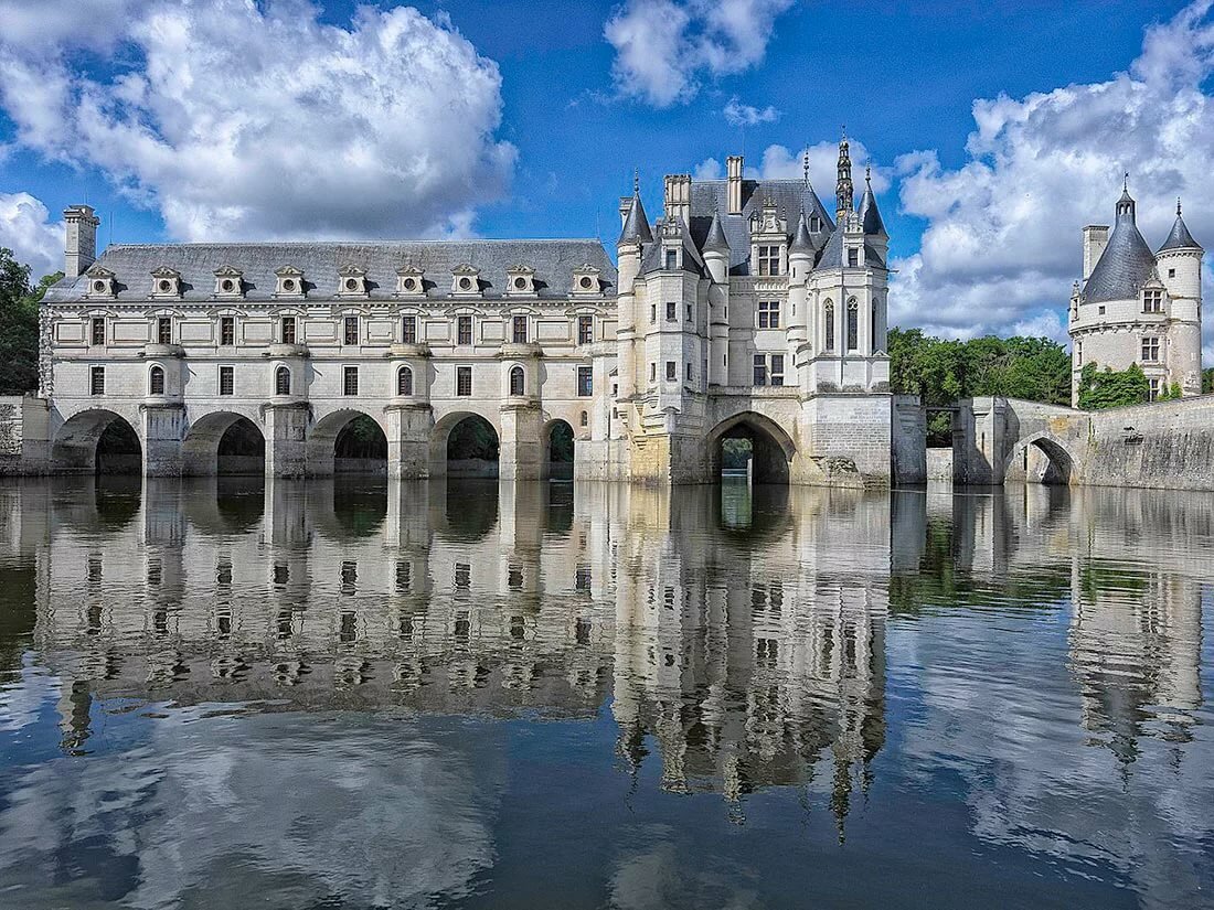 chateau de chenonceau франция фото
