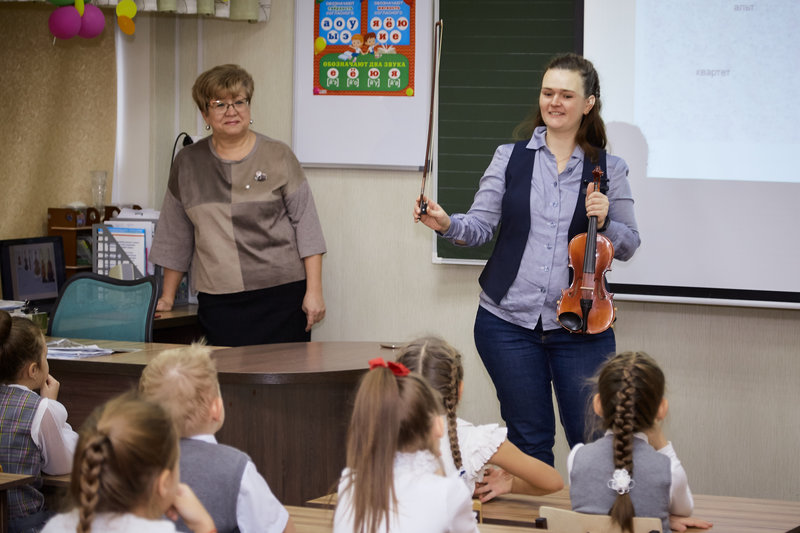 Фото 1. Классный час о профессиях. У нас в гостях родители учеников