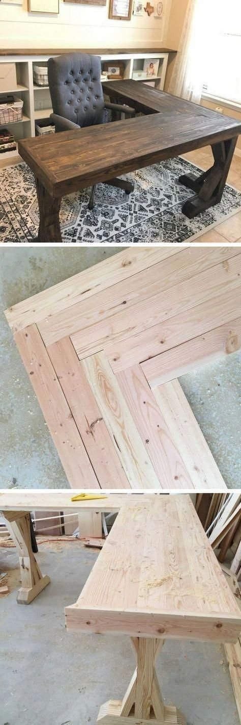 diy стол из дерева фото