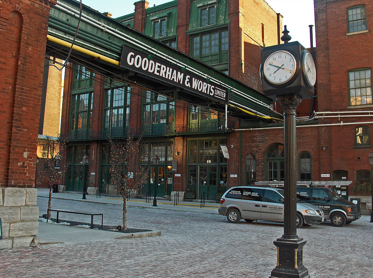 distillery district торонто фото