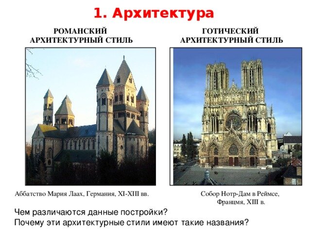 романский архитектурный стиль фото