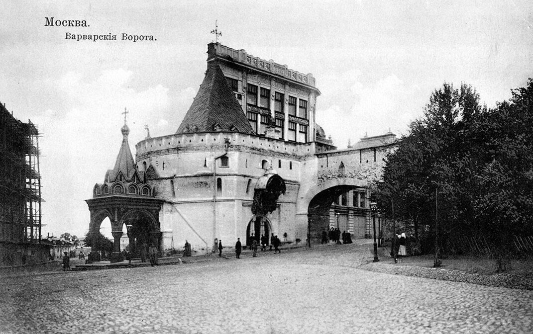 китайгородская стена варварские ворота фото