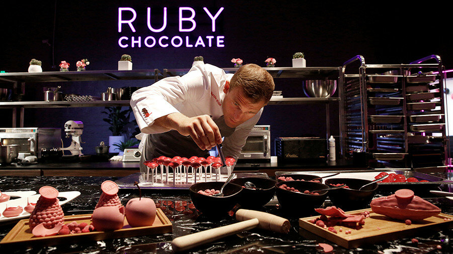печенье с ruby шоколадом фото