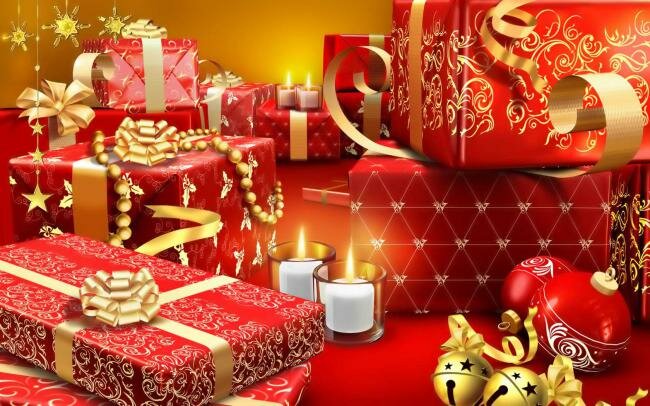 новогодний подарок фото