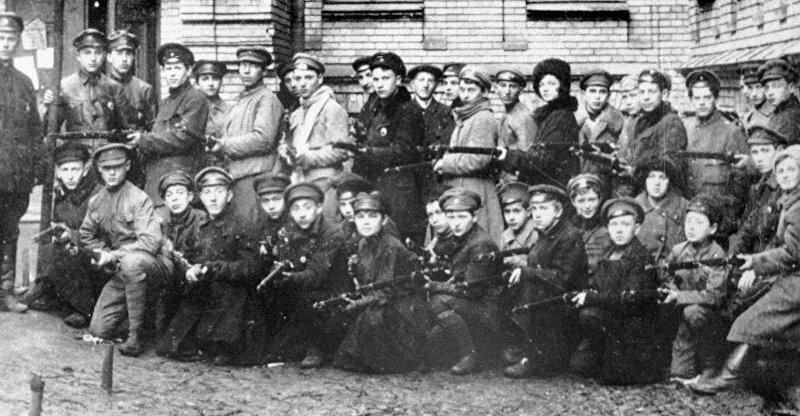 красная гвардия 1917 фото