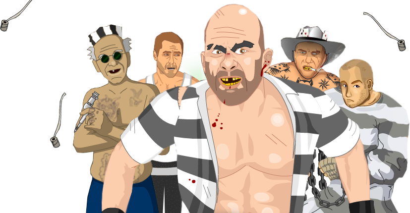 Побег из тюряги в картинках