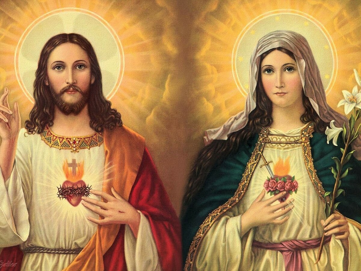 богородица и иисус. 