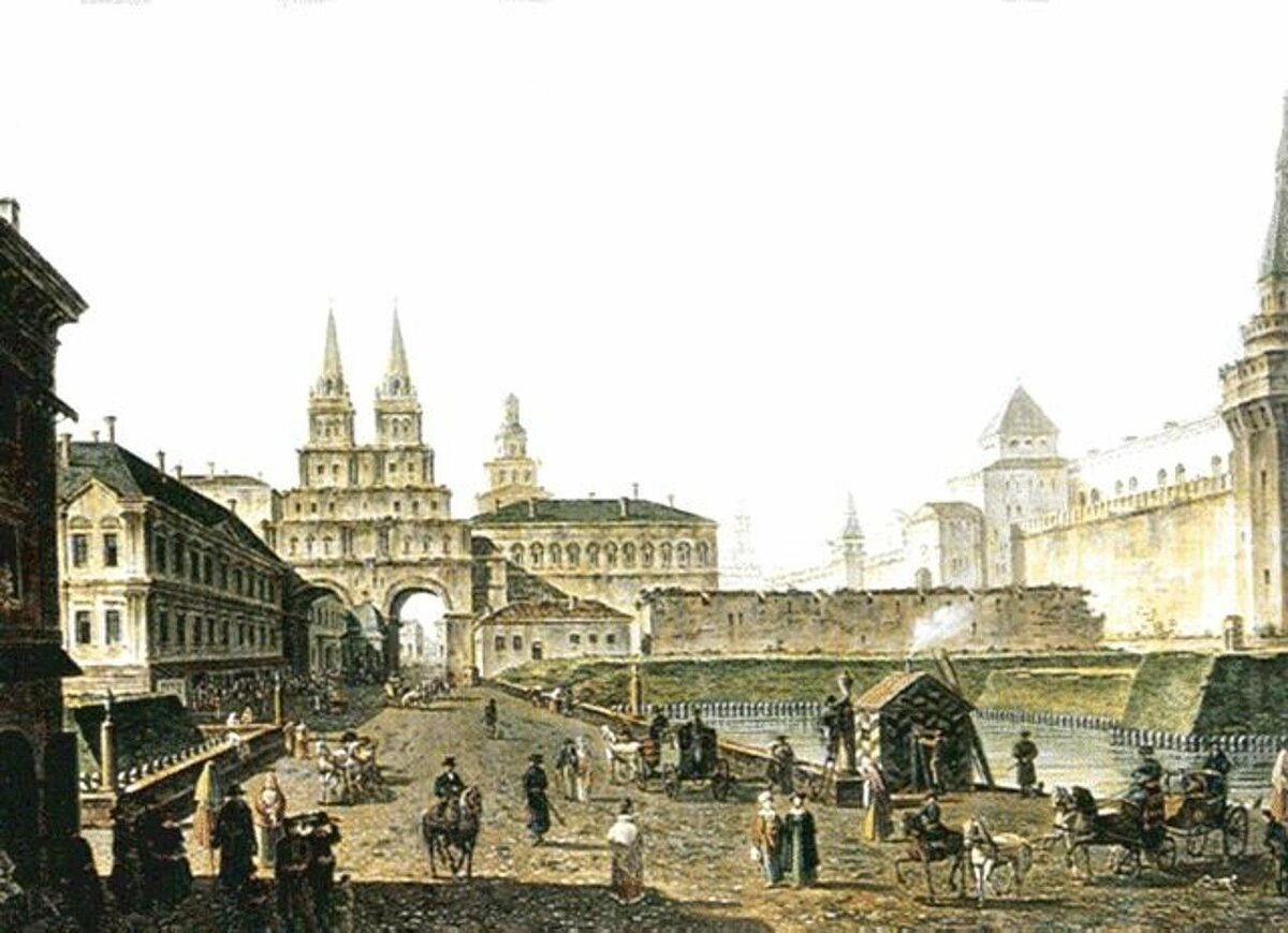 федор алексеев «красная площадь в москве», 1800 год фото