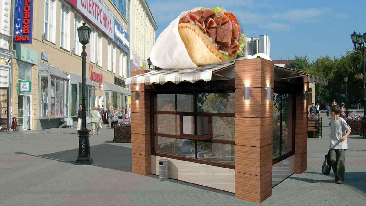 ларек для шаурмы фото