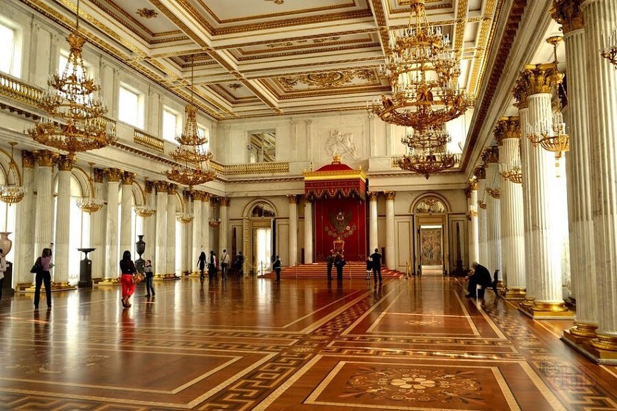 тронный зал в эрмитаже фото