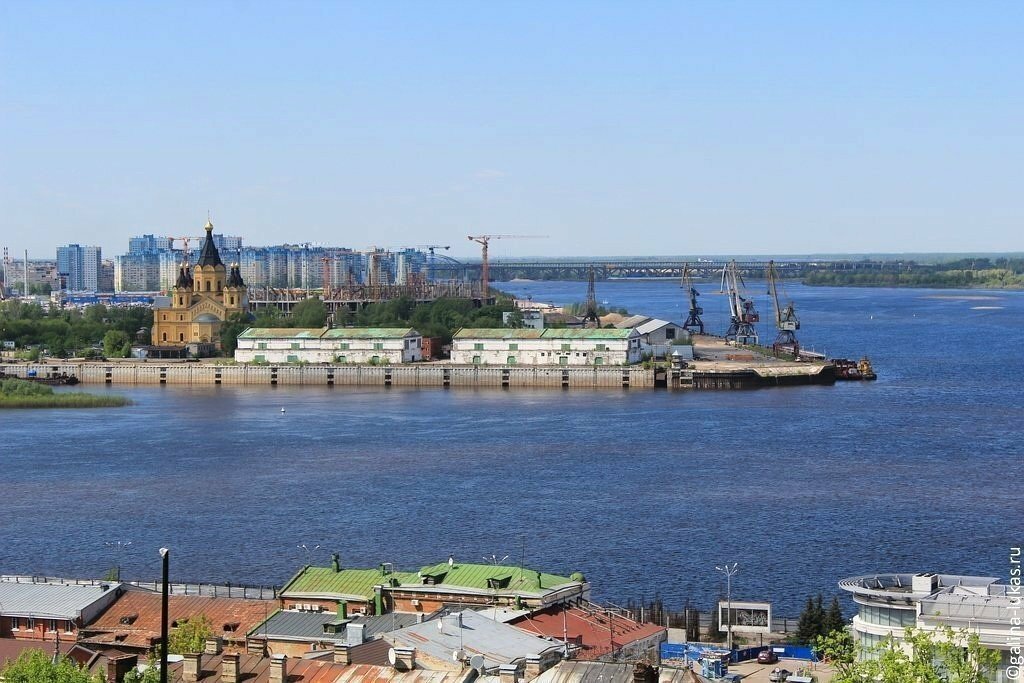 стрелка оки и волги в нижнем новгороде фото