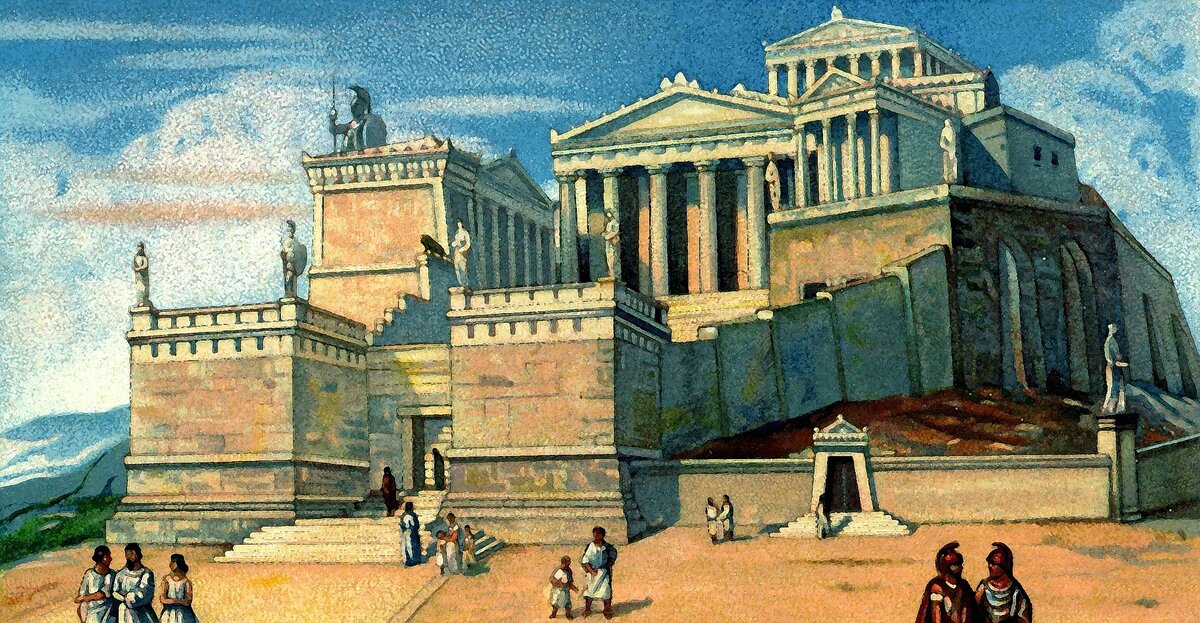 афинский акрополь реконструкция лео фон кленце 1846 года фото