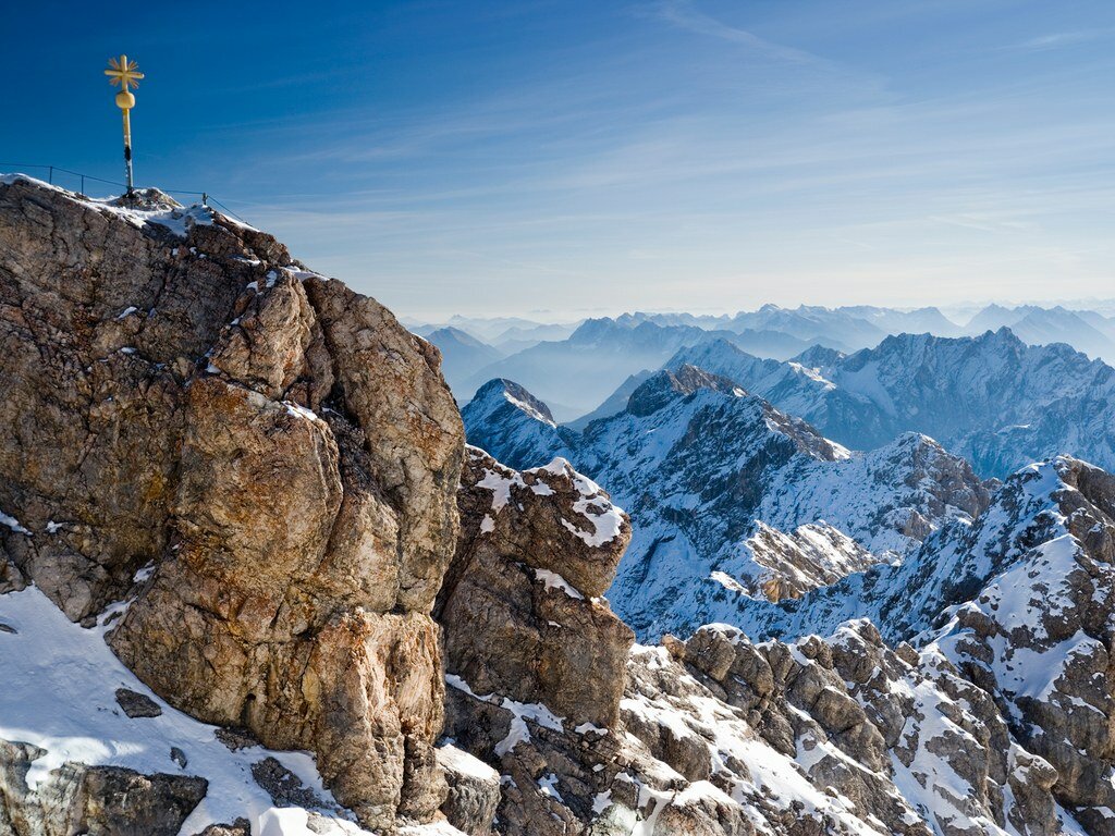 гора цугшпитце фото