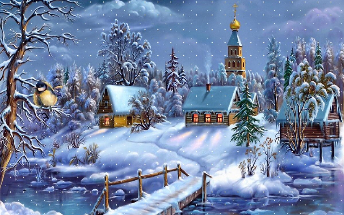 сказочная зима фото
