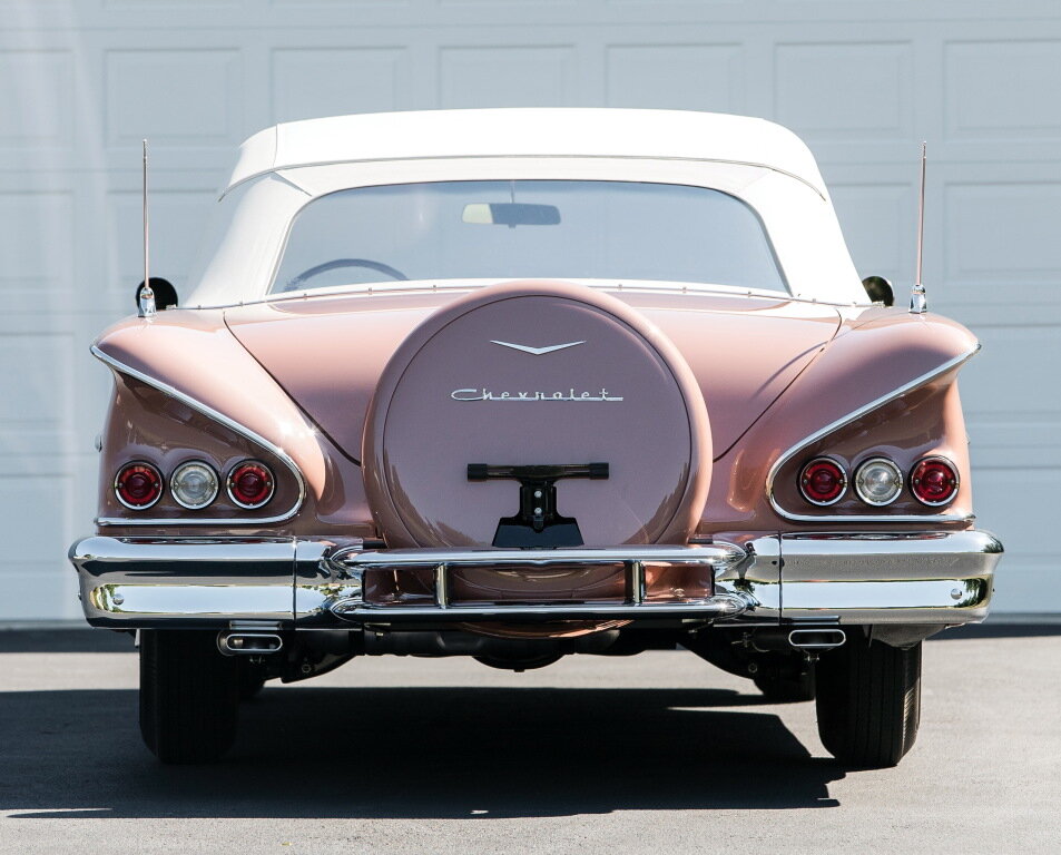 chevrolet bel air 1958 convertible фото