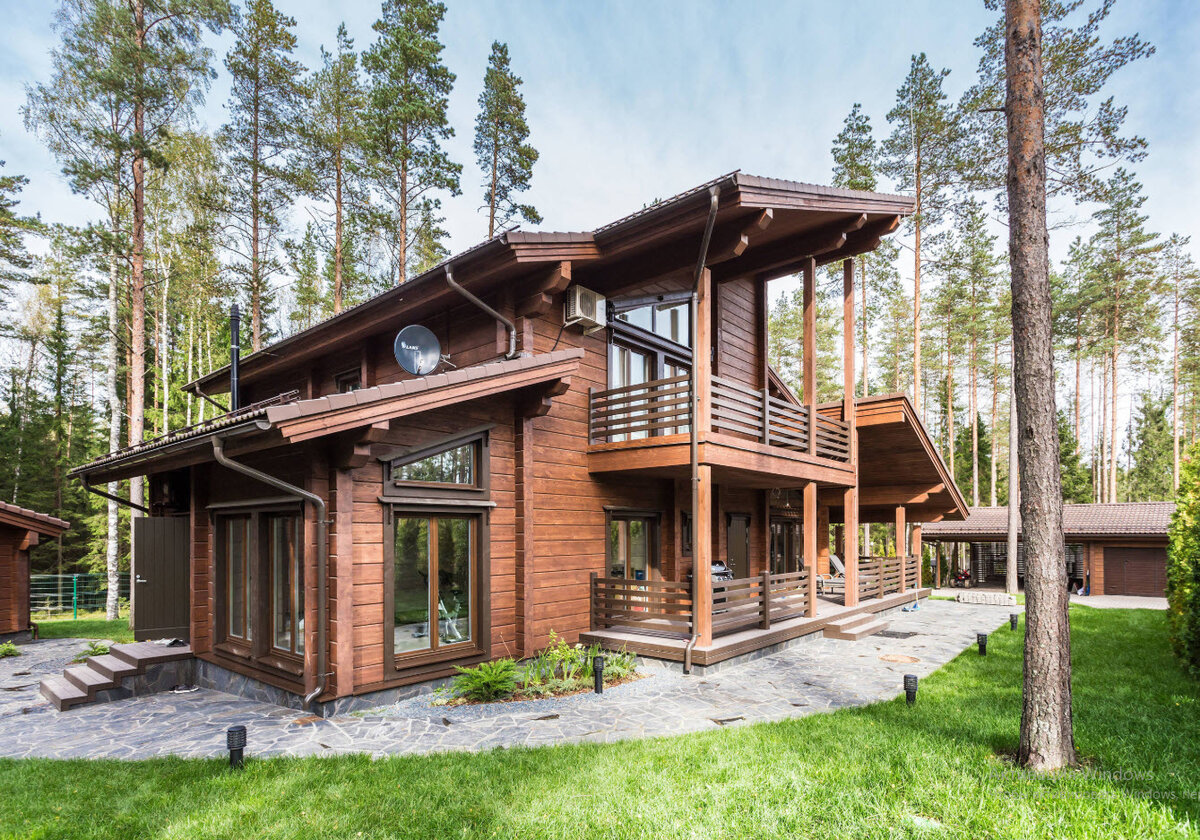 дом из клееного бруса good wood фото