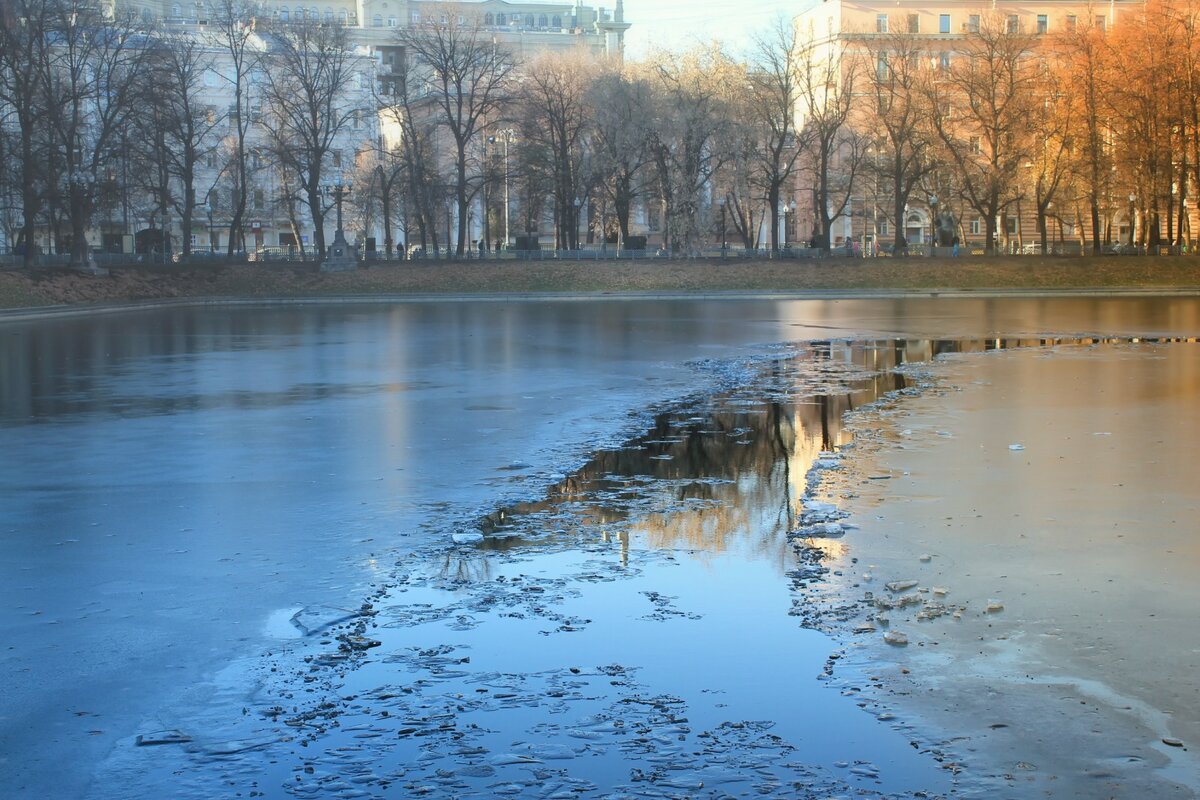 весенняя река фото