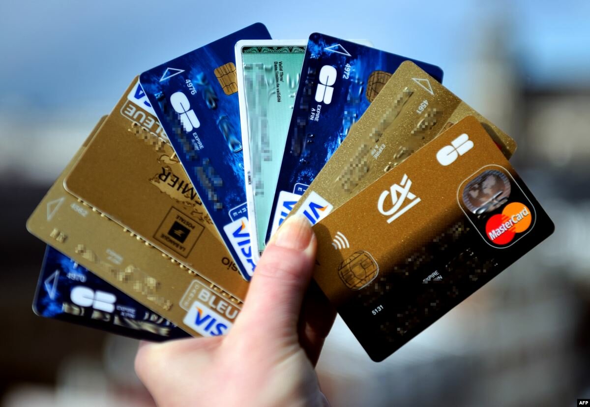 Leaked credit cards with money
