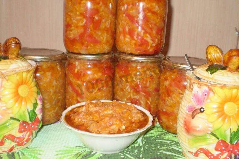 салат с рисом на зиму фото