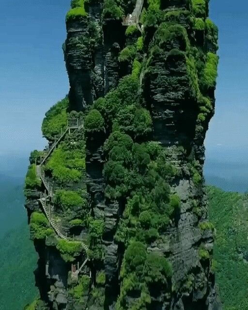 гора фаньцзиншань в китае фото
