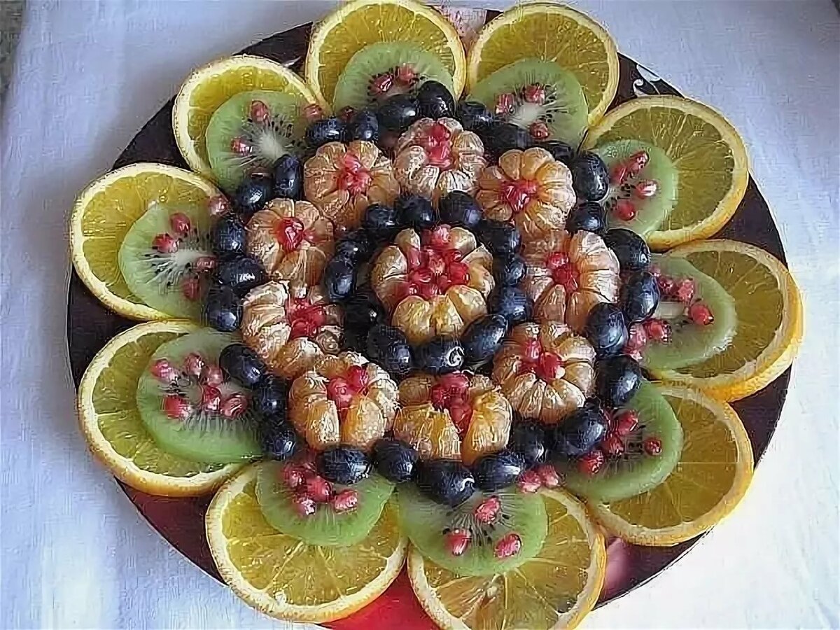 фруктовая нарезка фото