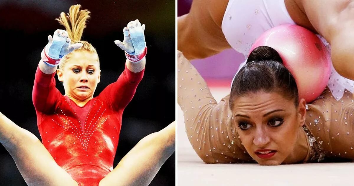 Young gymnast wardrobe malfunction The Most Embarrassing Pictures Of Female...