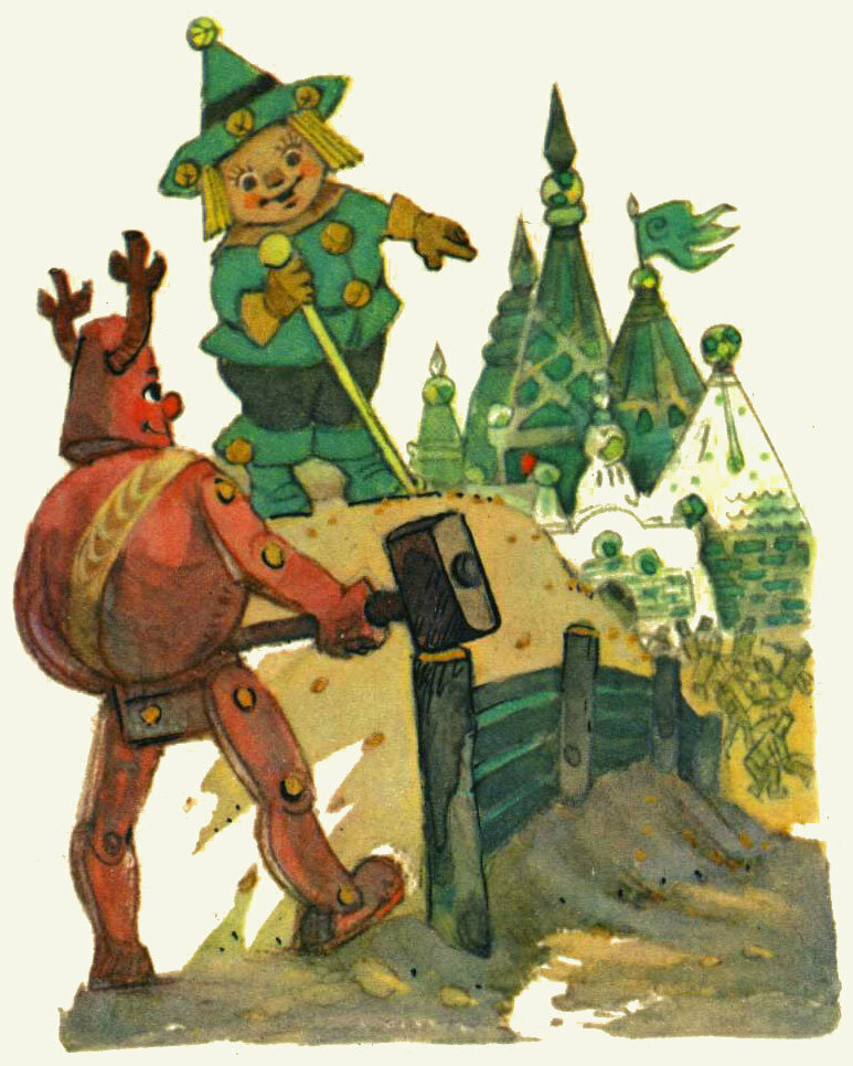 Художник изумрудного города картинки