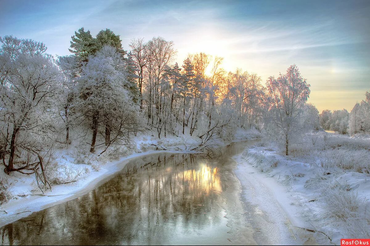 зимний пейзаж фото