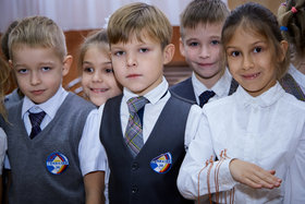 Фото 18. Линейка в 1-х и 2-х классах. Ноябрь, 2018