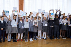 Фото 113. Линейка в 3-х и 4-х классах. Ноябрь, 2018