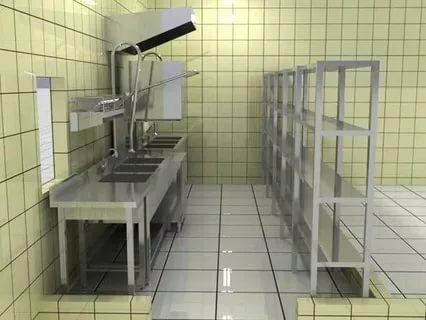 моечная в столовой фото