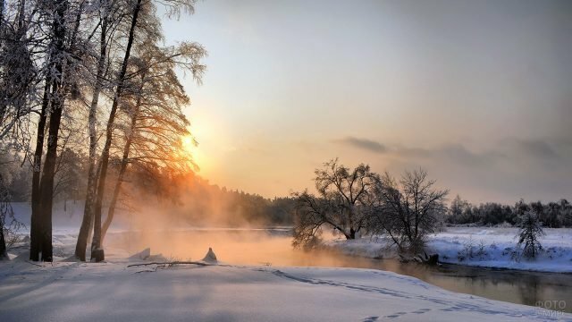 февральский пейзаж фото