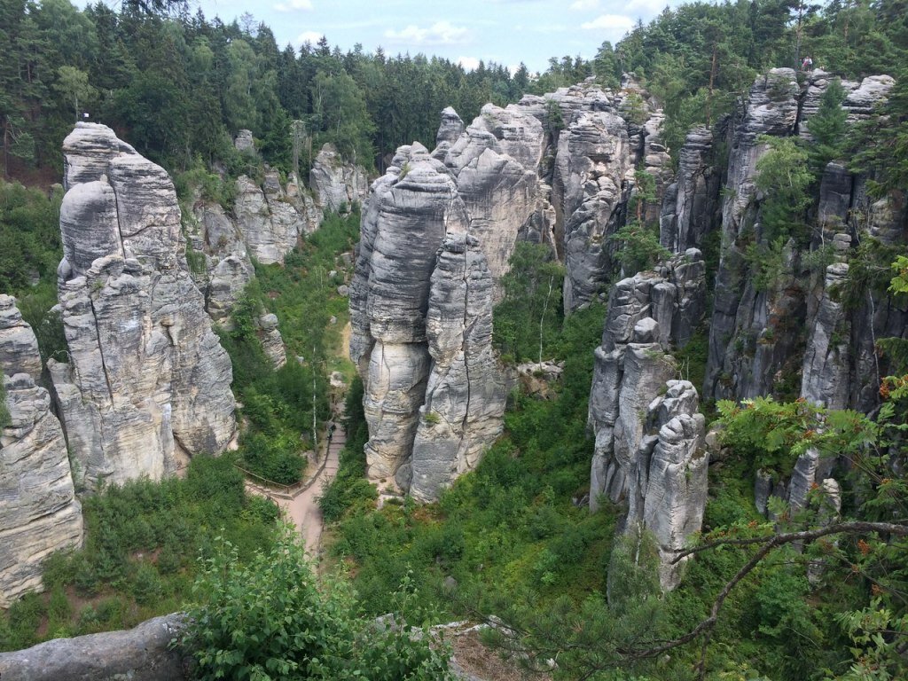 праховские скалы чехия фото