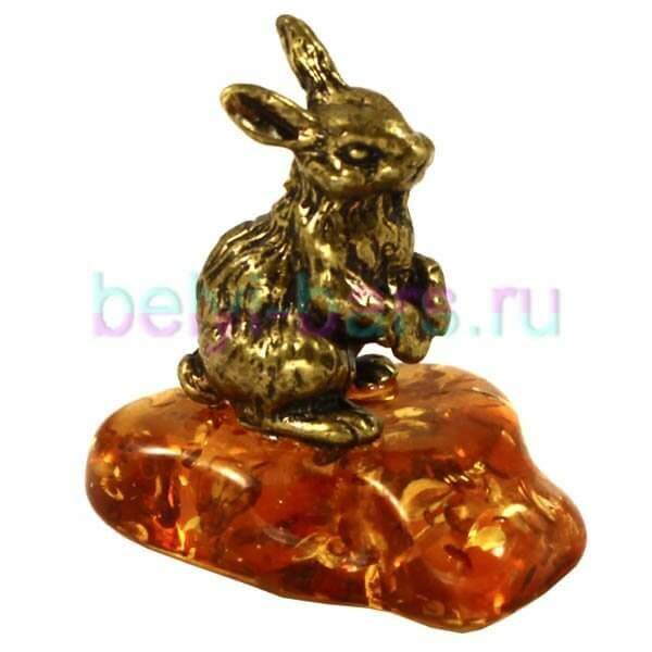 фигурки зайца из латуни фото