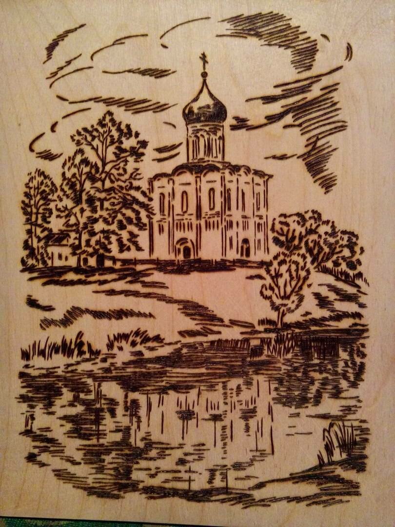 Картинки для выжигания города