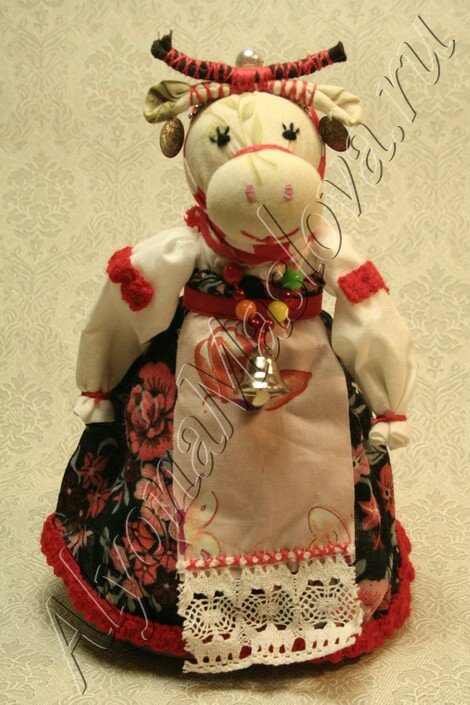 кукла оберег корова фото