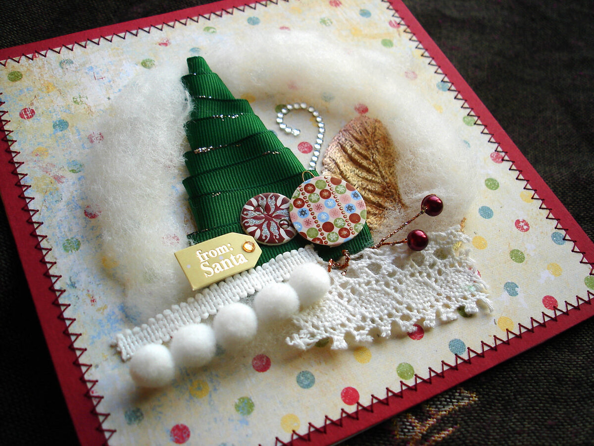 Новый год открытки делаем сами